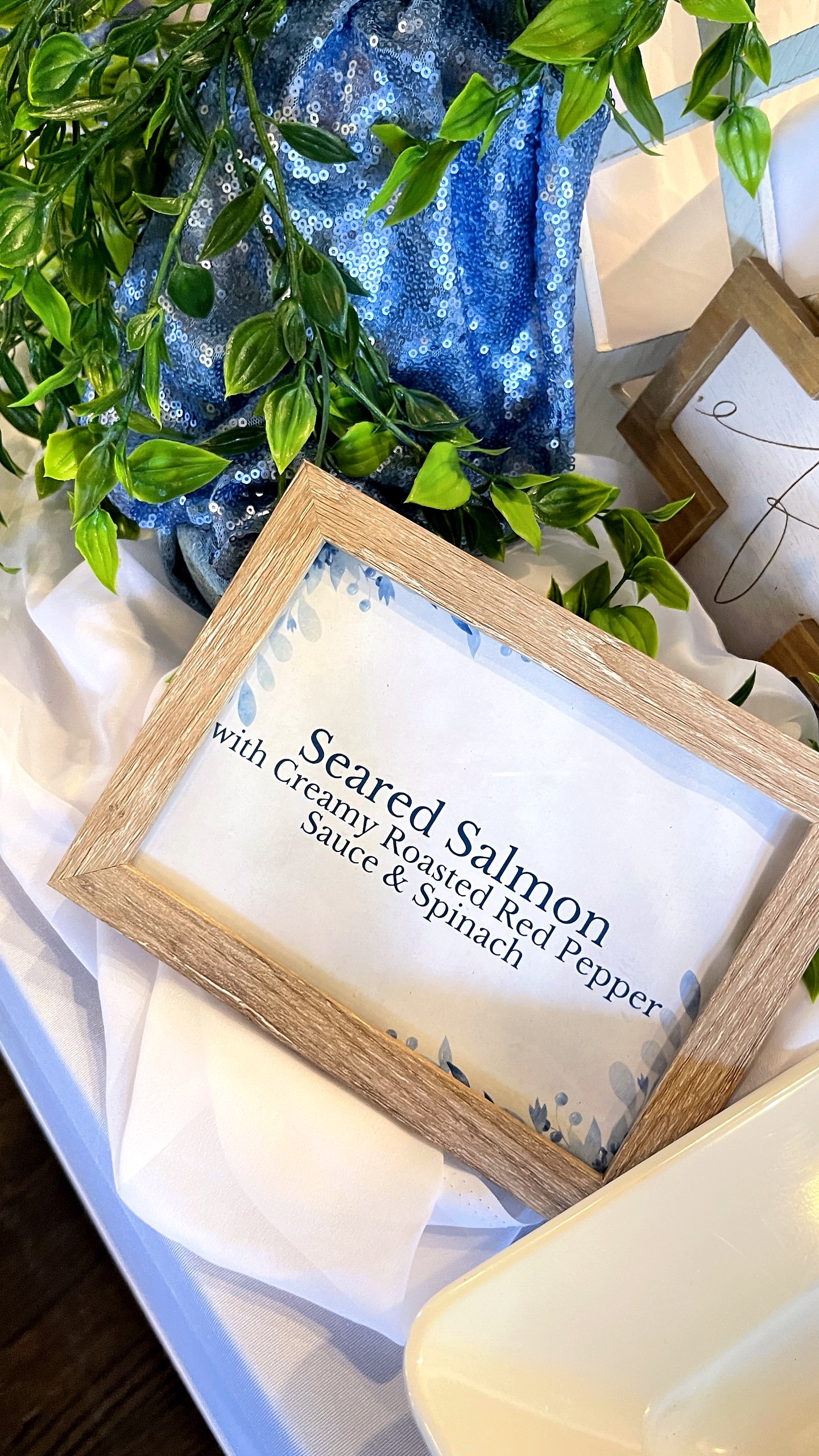 Event photo from Blue & White Garden Dinner by Poppin Social.