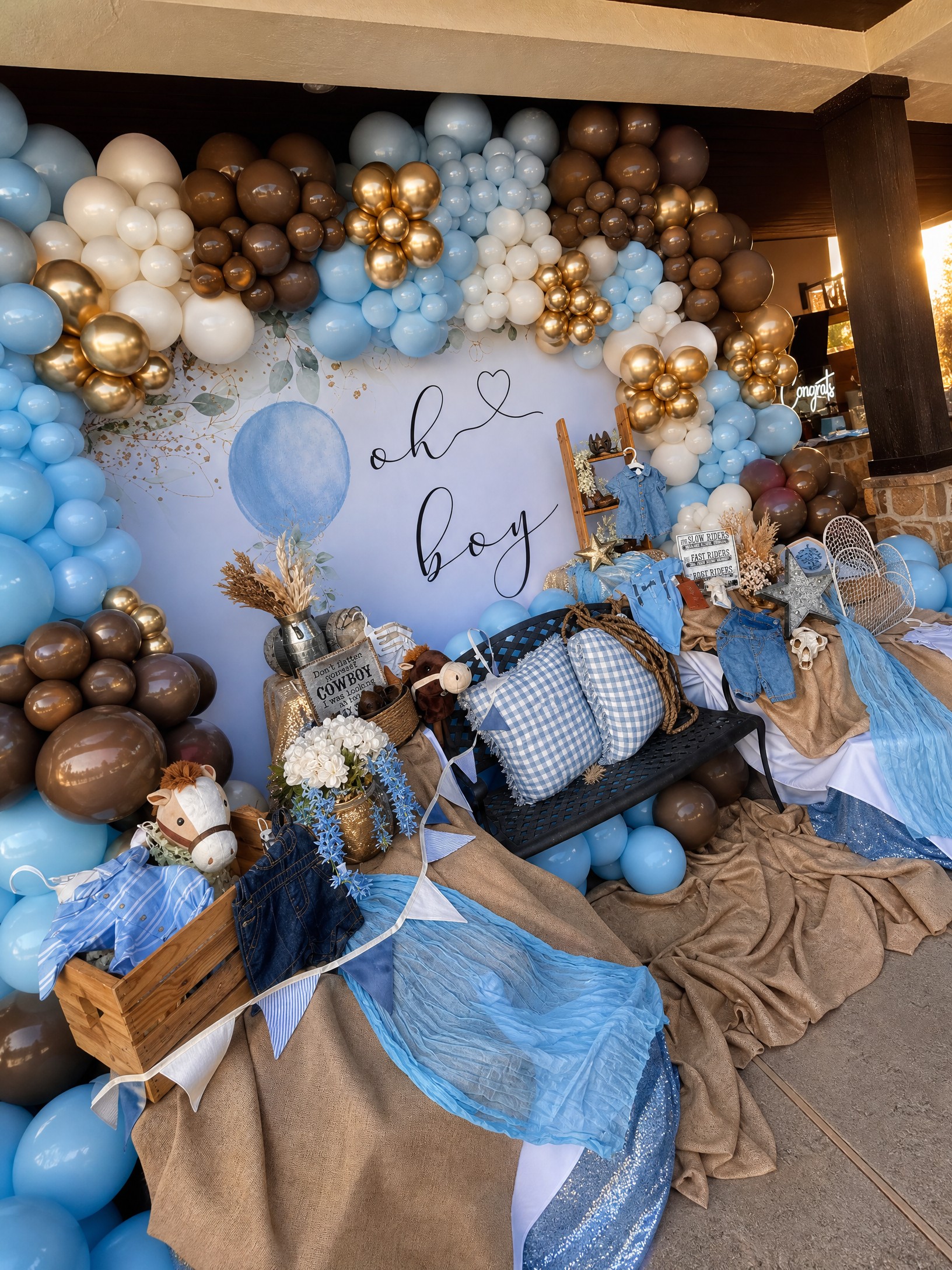 Event photo from Oh Baby! Country Western Baby Shower by Poppin Social.