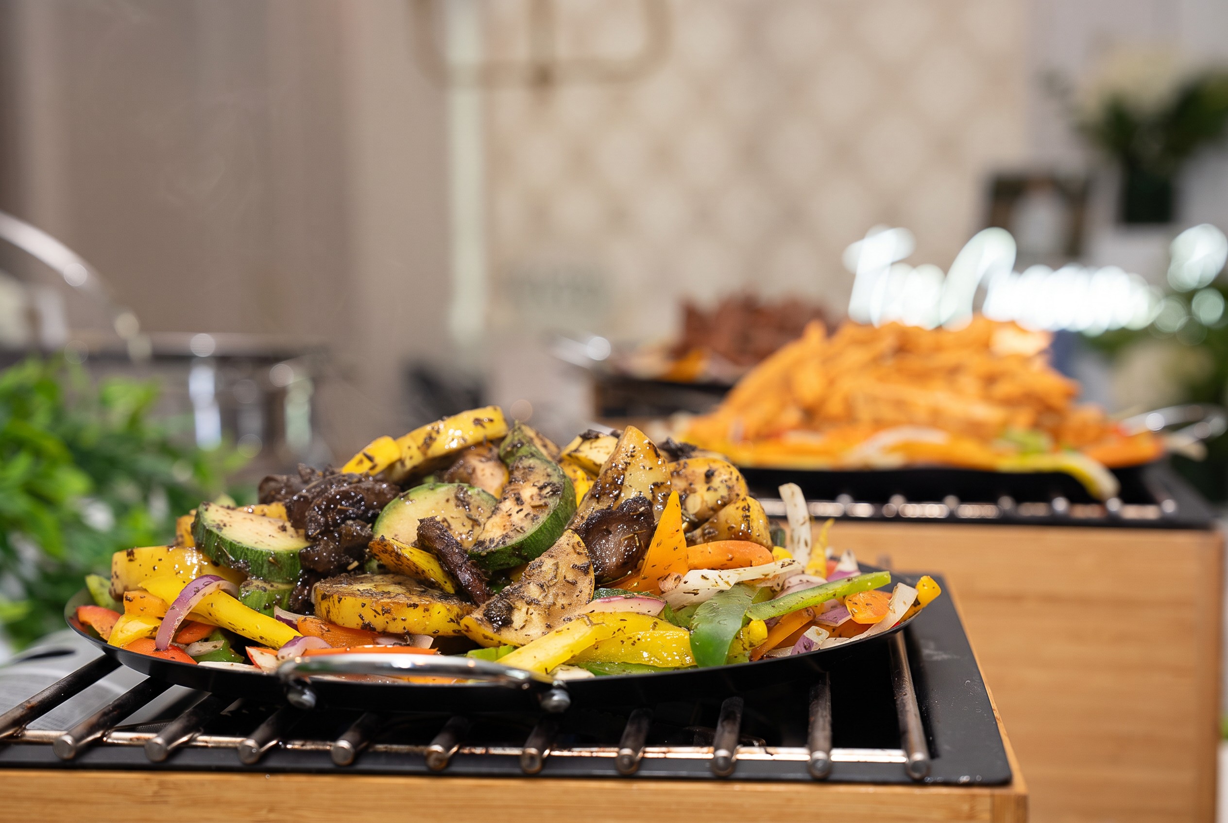 Event photo from Graduation on the Green by Poppin Social: 04 Class 2026 Grilled Vegetables Extra Full.