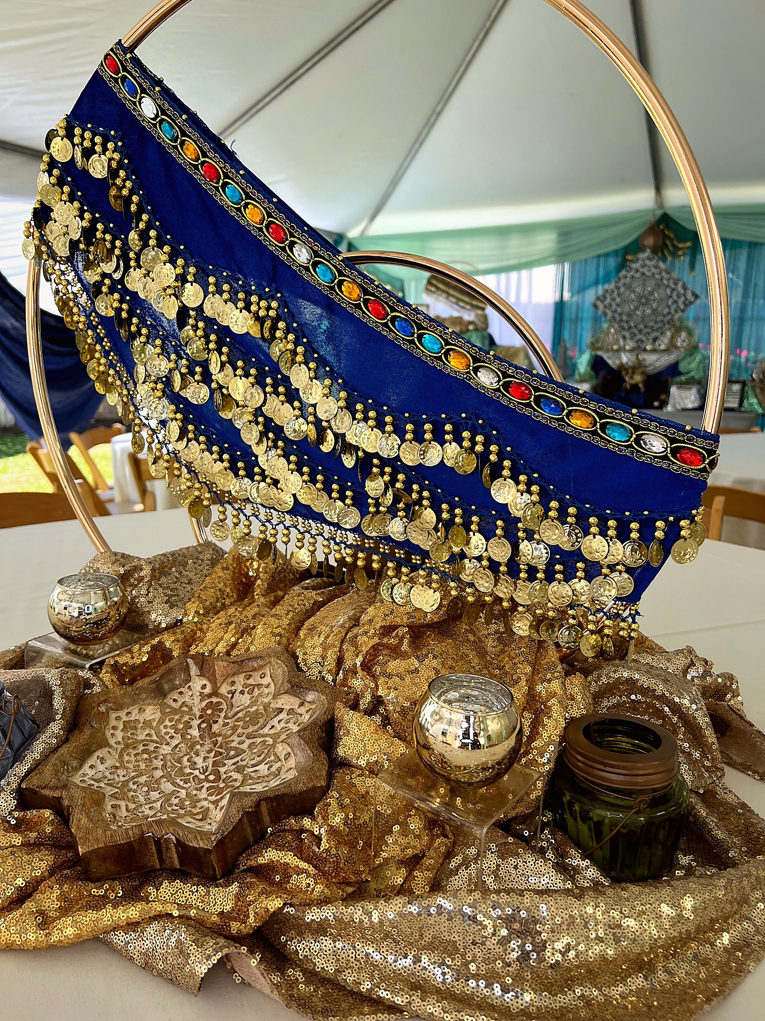 Event photo from Indian-Inspired Engagement Party by Poppin Social: 11 Eclectic Cont Alt.