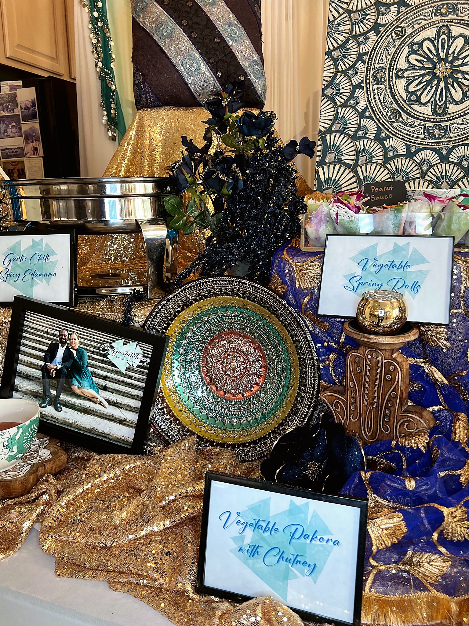Event photo from Indian-Inspired Engagement Party by Poppin Social: 04 Eclectic Cont.