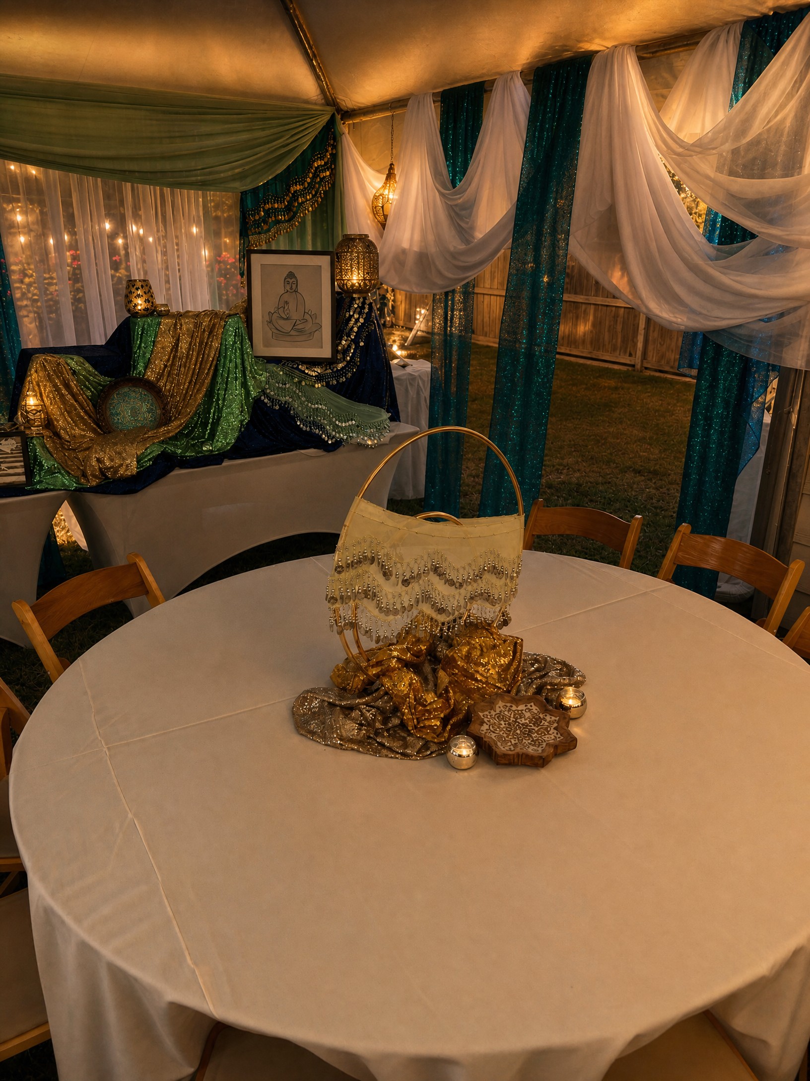 Event photo from Indian-Inspired Engagement Party by Poppin Social: 14 Eclectic Engagement.