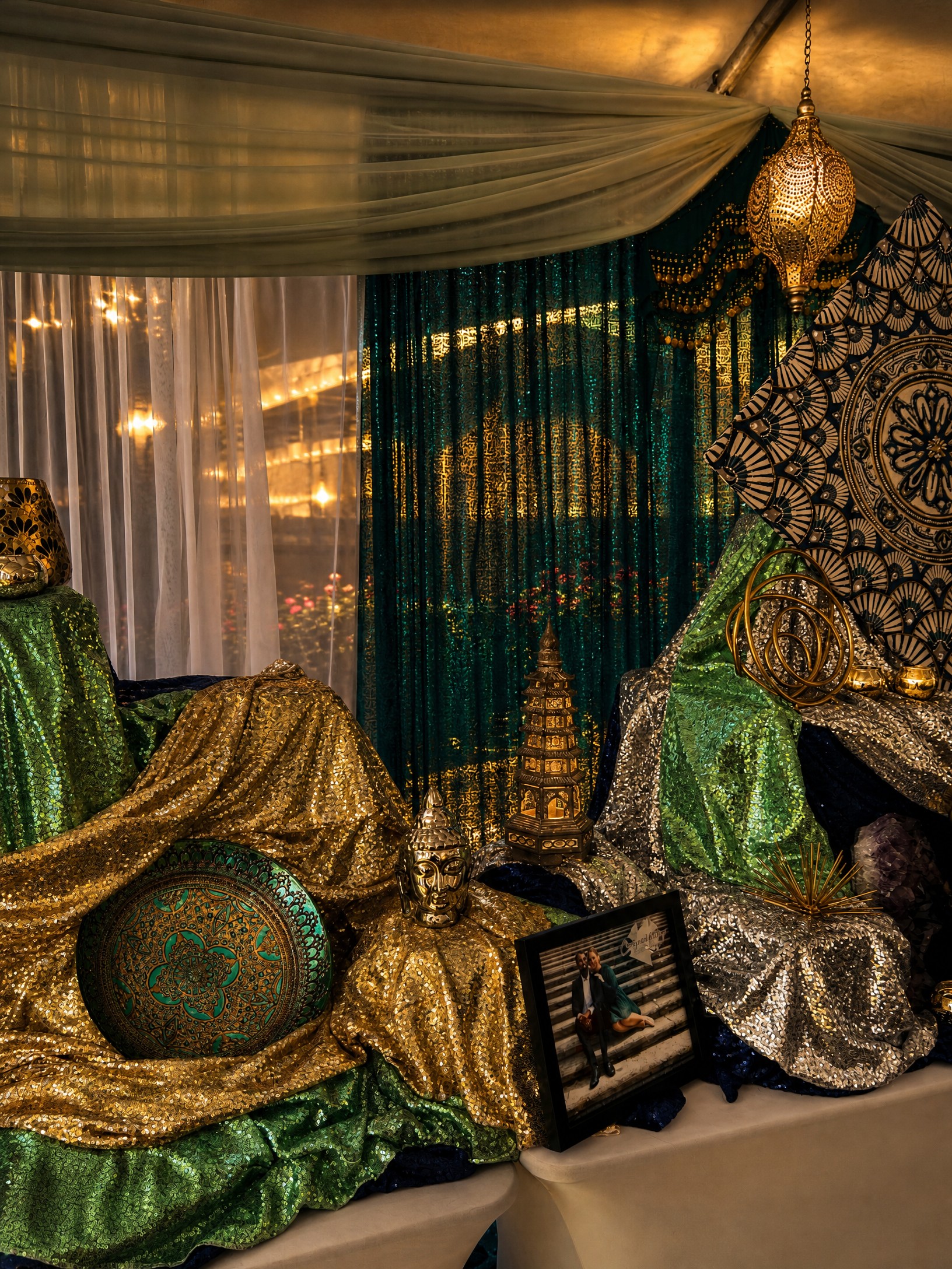 Event photo from Indian-Inspired Engagement Party by Poppin Social: 06 Eclectic Engagement.