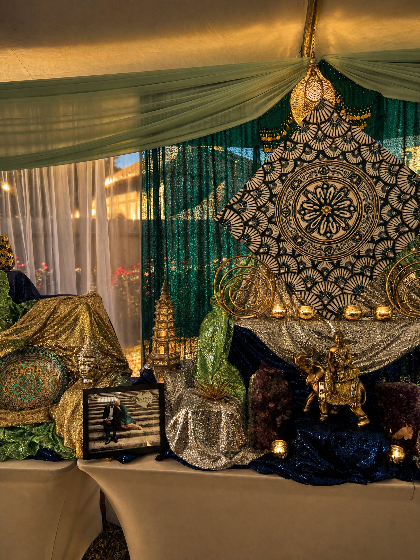 Event photo from Indian-Inspired Engagement Party by Poppin Social: 01 Eclectic Engagement.