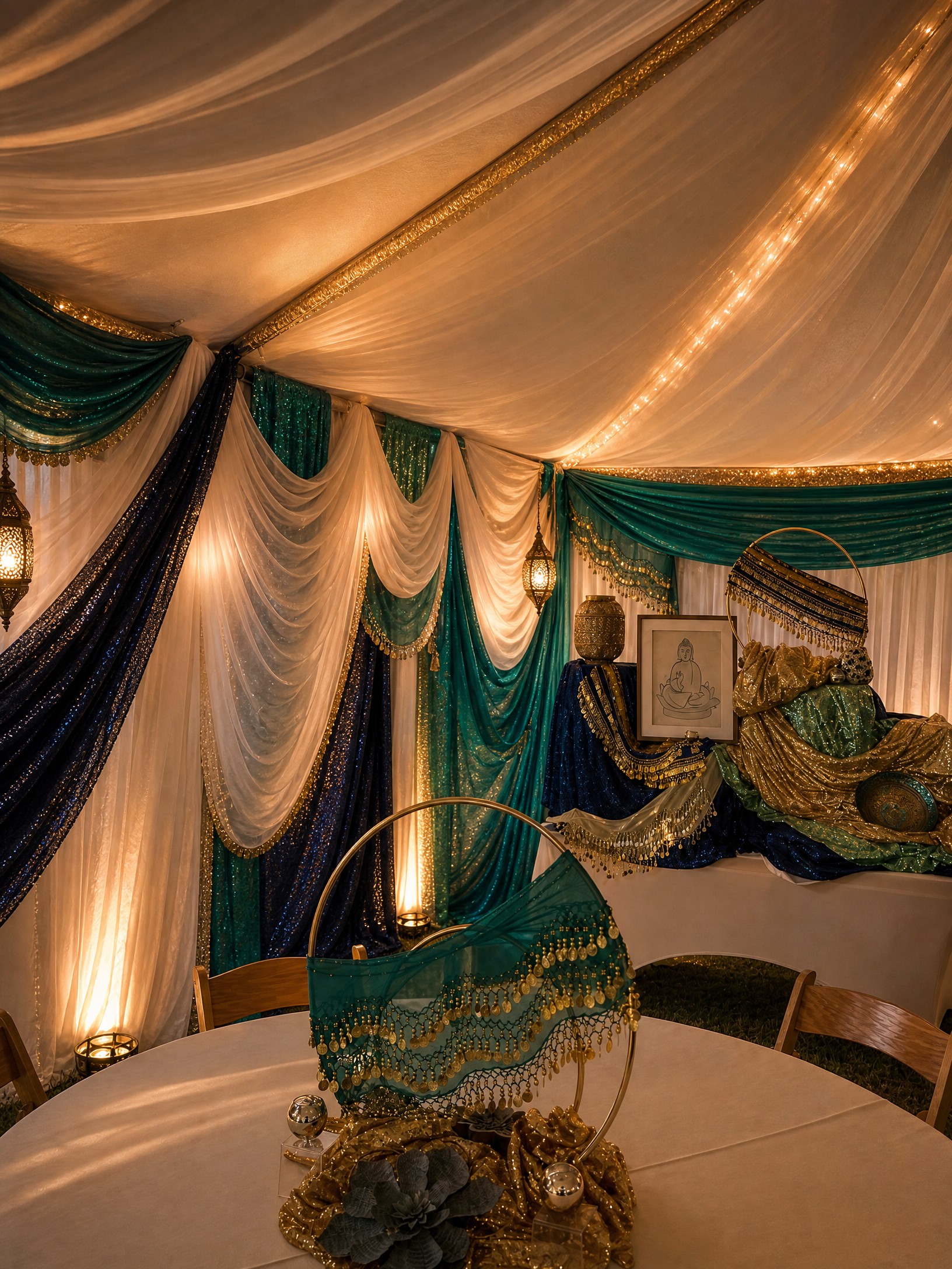 Indian-Inspired Engagement Party by Poppin Social