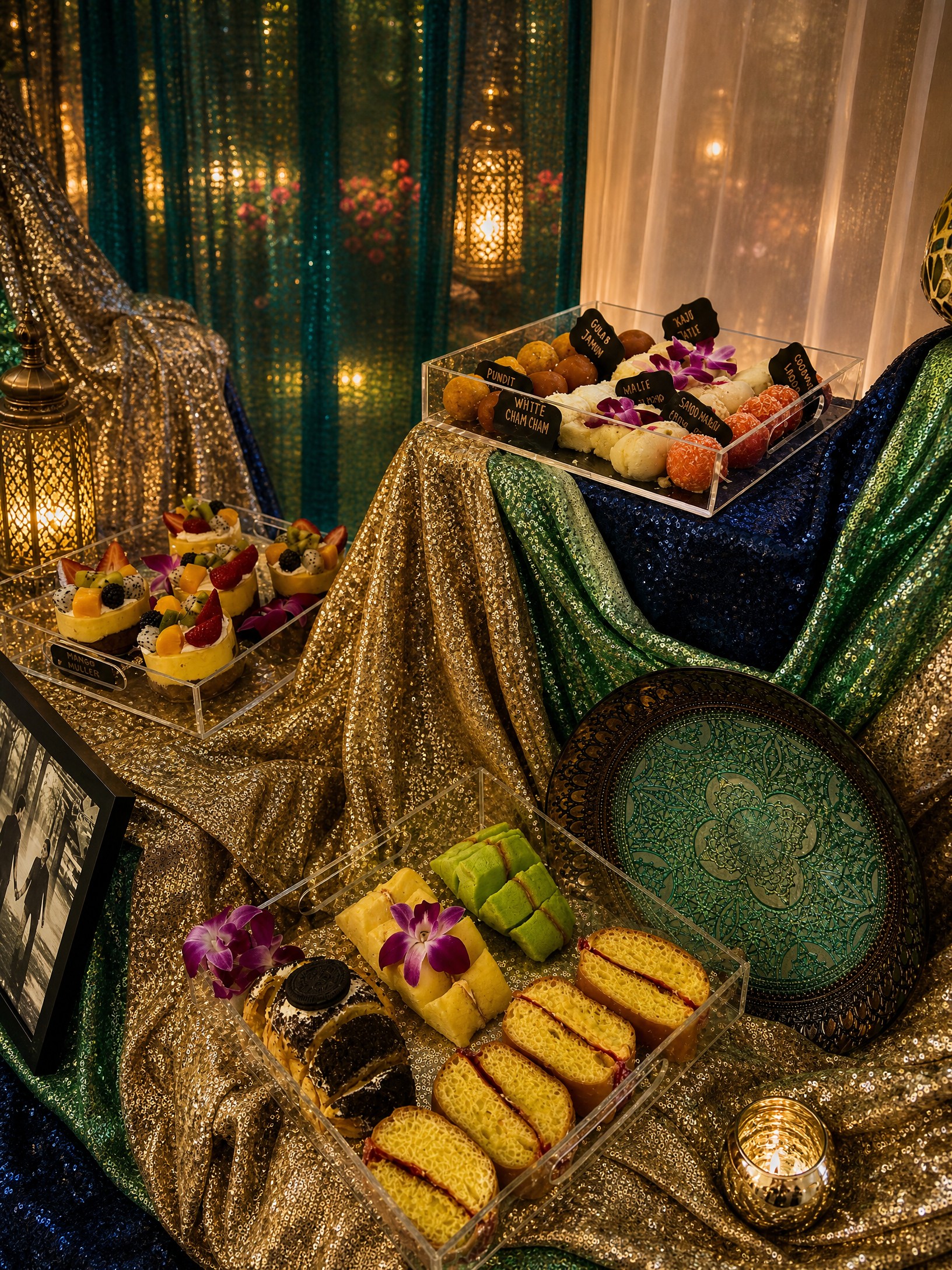 Event photo from Indian-Inspired Engagement Party by Poppin Social: 06 Dessert Detail.