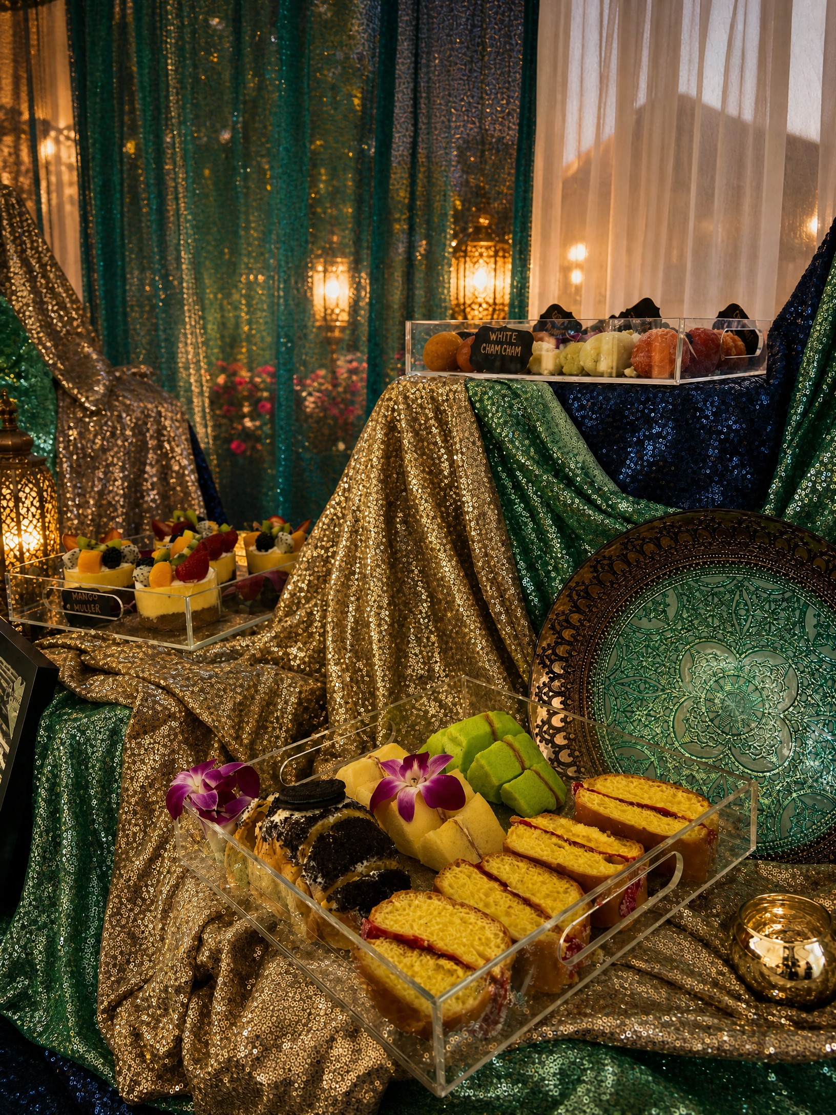 Event photo from Indian-Inspired Engagement Party by Poppin Social: 01 Dessert Detail.
