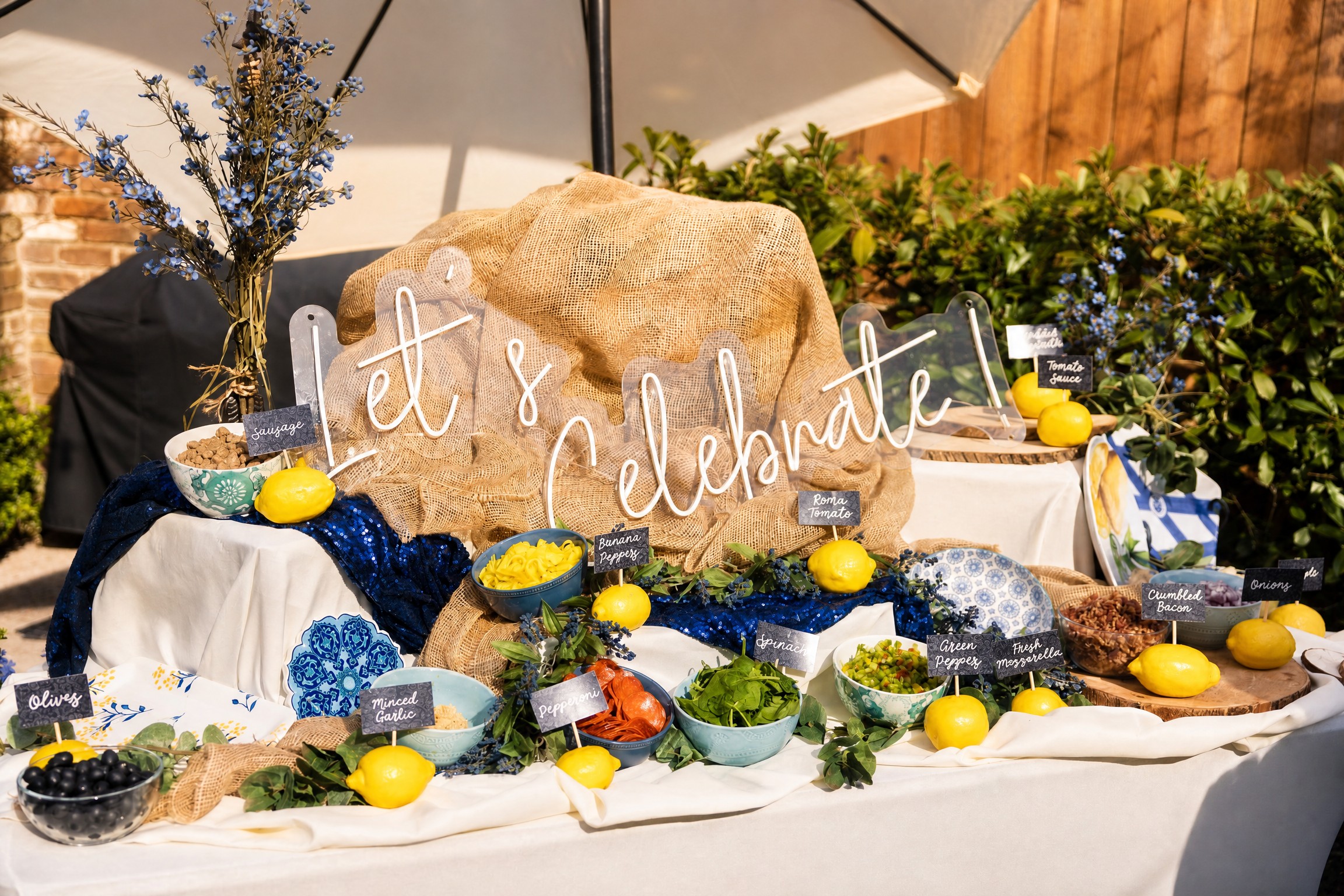 Event photo from Italian-Inspired Backyard Dinner Party by Poppin Social.