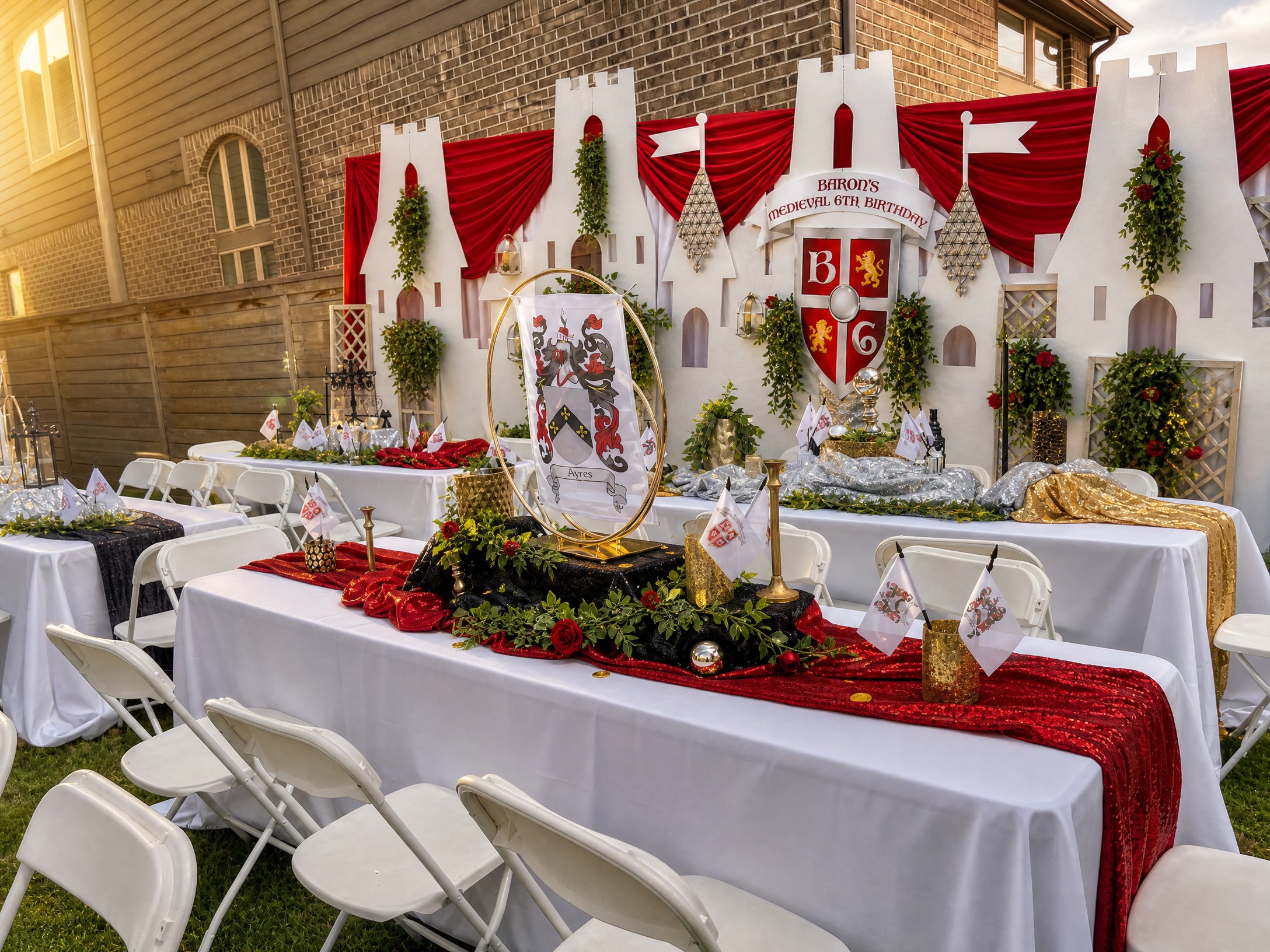Event photo from Knight & Dame Medieval Themed Party by Poppin Social.