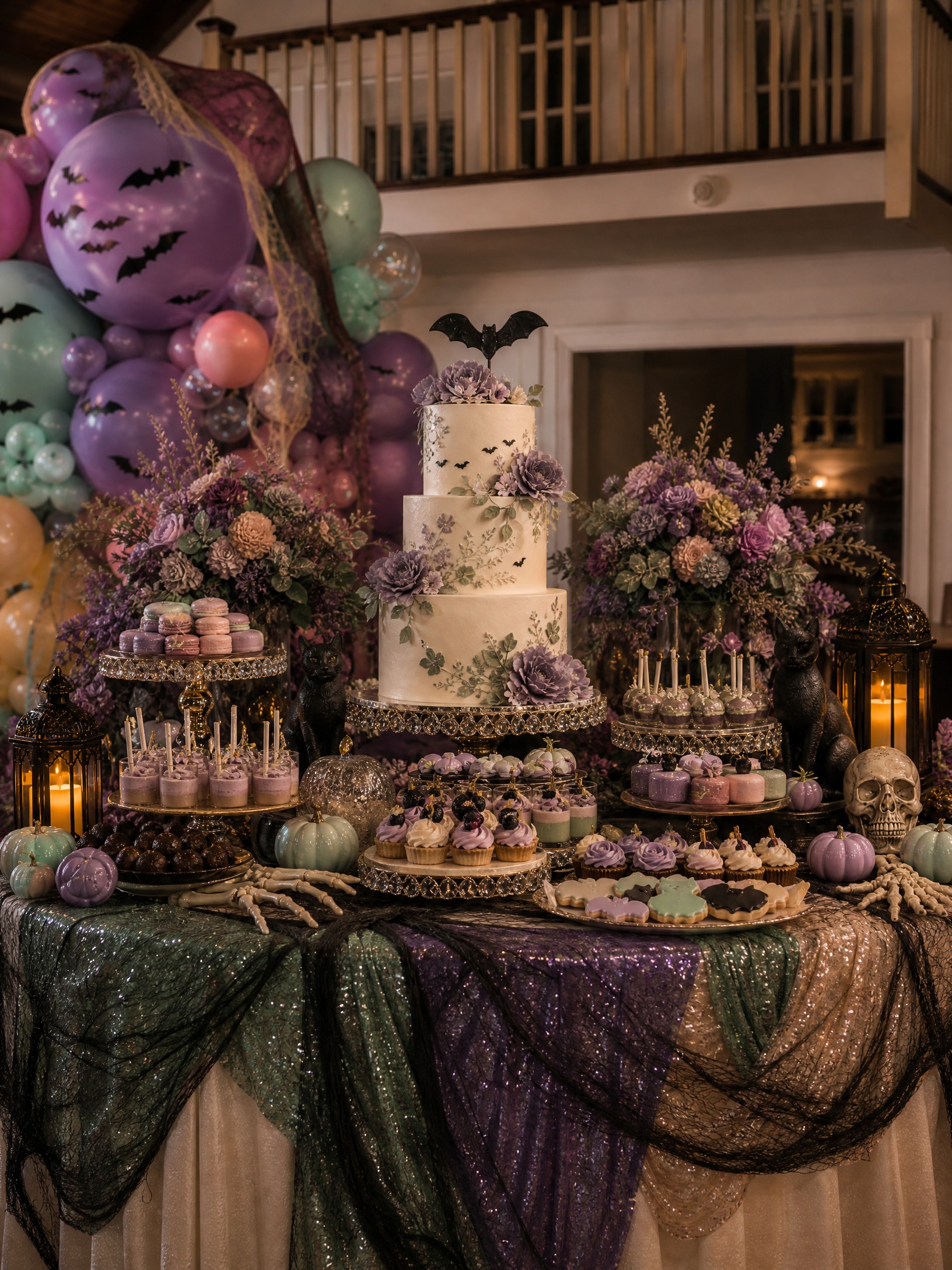 Event photo from A Little Boo Is Due Baby Shower by Poppin Social: DESSERT 01 Halloween Baby Shower Hero.