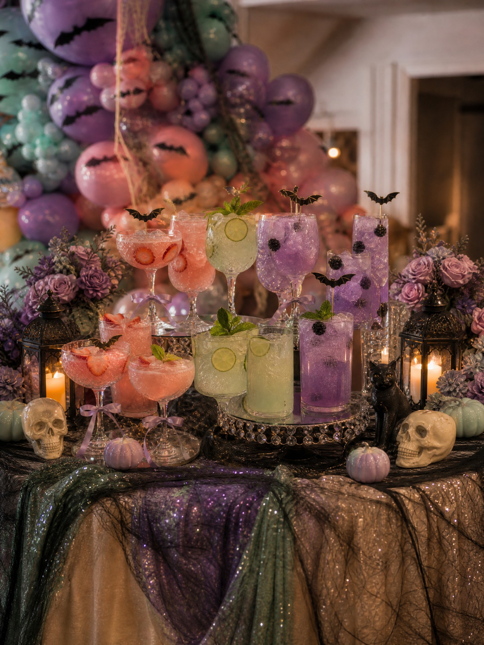 Event photo from A Little Boo Is Due Baby Shower by Poppin Social: MOCKTAIL 01 Halloween Glassware Hero.