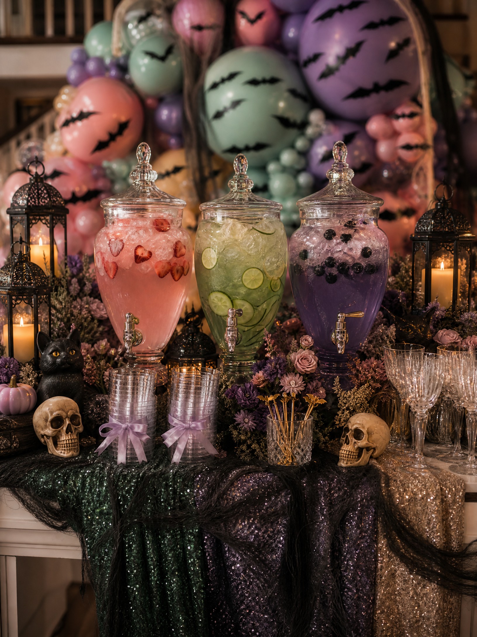 Event photo from A Little Boo Is Due Baby Shower by Poppin Social: PUNCH 01 Halloween Three Dispense.