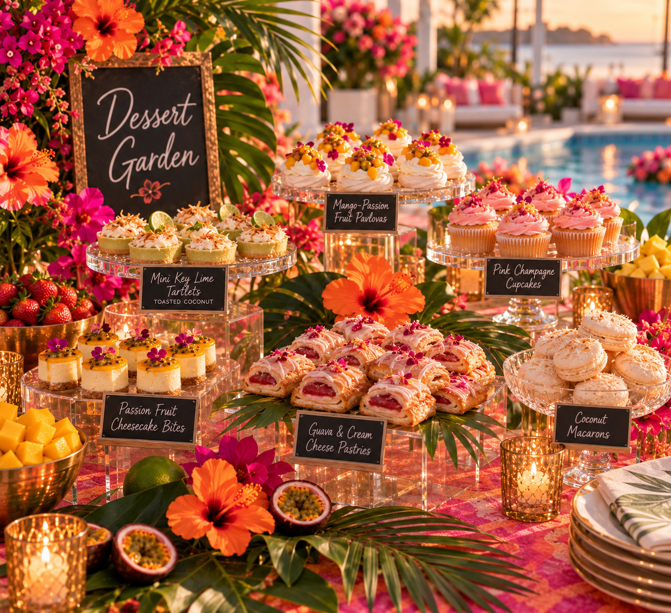 Event photo from Tropical Cocktail Dinner Party by Poppin Social.