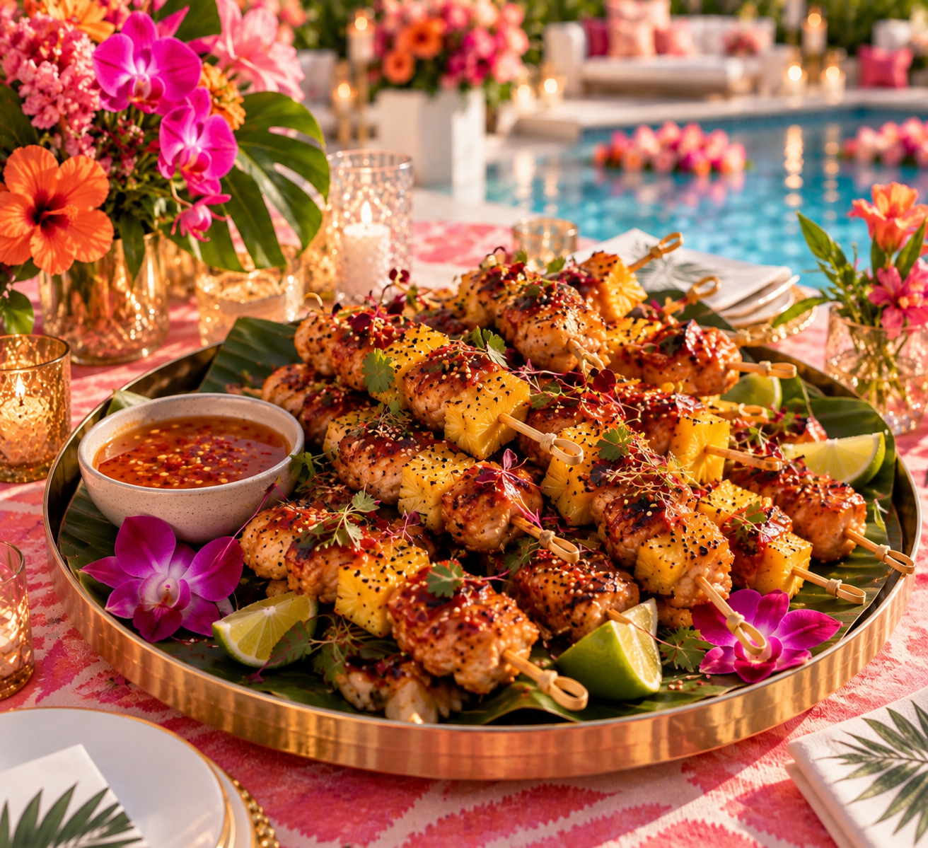 Event photo from Tropical Cocktail Dinner Party by Poppin Social.