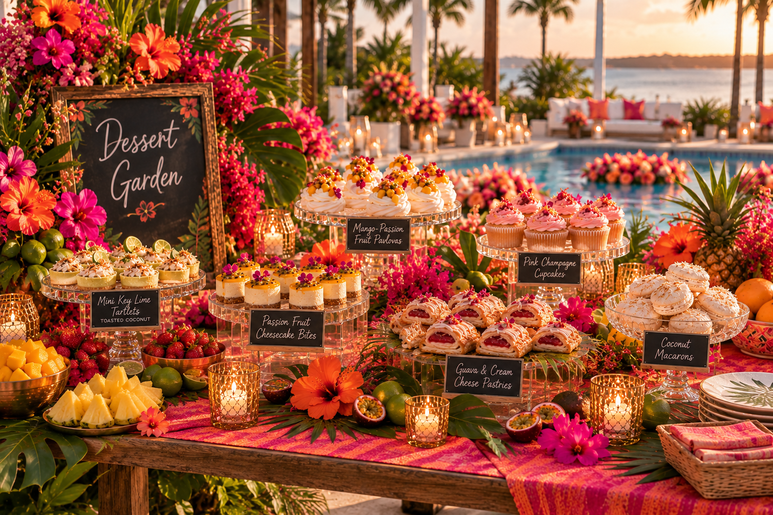 Event photo from Tropical Cocktail Dinner Party by Poppin Social.