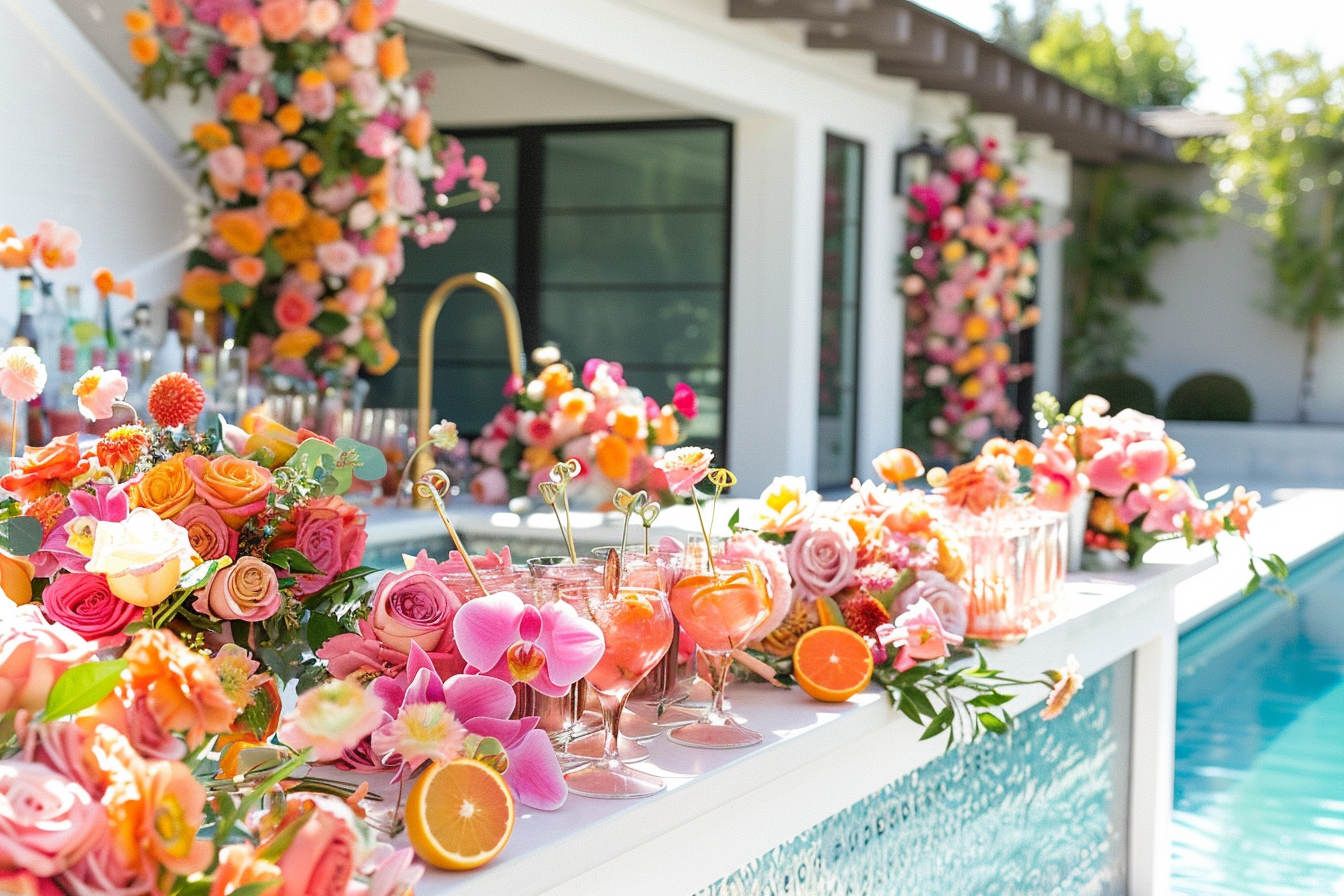 Event photo from Tropical Cocktail Dinner Party by Poppin Social.